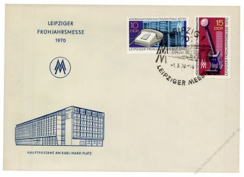 DDR 1970 Mi-Nr. 1551-1552 SSt. Leipziger Frhjahrsmesse