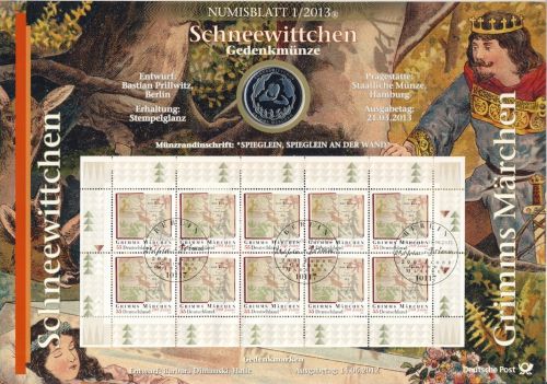 BRD 2013 Numisblatt 1/2013 