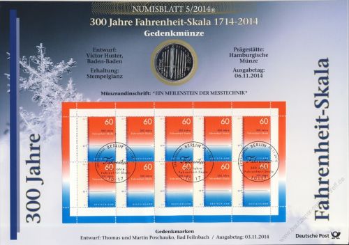 BRD 2014 Numisblatt 5/2014 