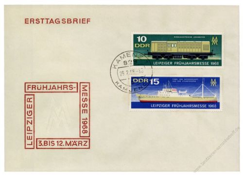 DDR 1968 FDC Mi-Nr. 1349-1350 ESt. Leipziger Frhjahrsmesse