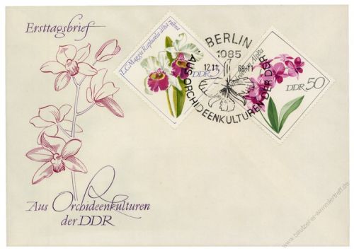 DDR 1968 FDC Mi-Nr. 1420-1425 SSt. Orchideen