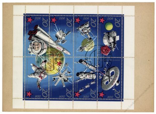 DDR 1971 FDC Mi-Nr. 1636-1643 (Klb) ESt. 10 Jahre bemannte sowjetische Weltraumflge