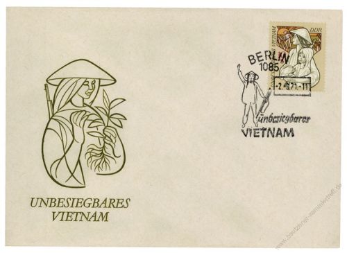 DDR 1971 FDC Mi-Nr. 1699 SSt. Unbesiegbares Vietnam