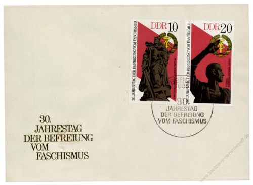 DDR 1975 FDC Mi-Nr. 2038-2041 SSt. 30. Jahrestag der Befreiung vom Faschismus