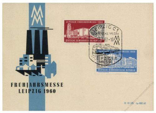 DDR 1960 Mi-Nr. 750-751 SSt. Leipziger Frhjahrsmesse