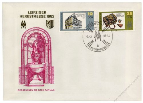 DDR 1982 Mi-Nr. 2733-2734 SSt. Leipziger Herbstmesse