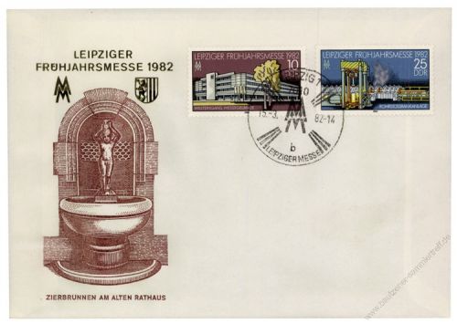 DDR 1982 Mi-Nr. 2683-2684 SSt. Leipziger Frhjahrsmesse