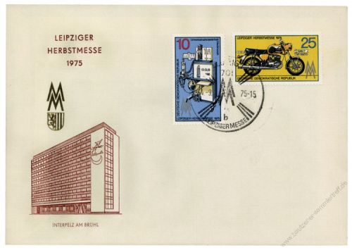 DDR 1975 Mi-Nr. 2076-2077 SSt. Leipziger Herbstmesse