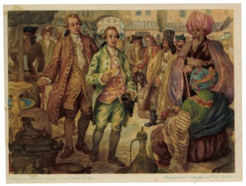 SBZ 1949 Leipziger Herbstmesse - Der junge Goethe auf der Messe (1765)