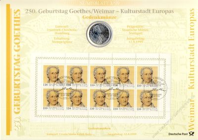 BRD 1999 Numisblatt 3/1999 