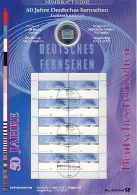 BRD 2002 Numisblatt 5/2002 