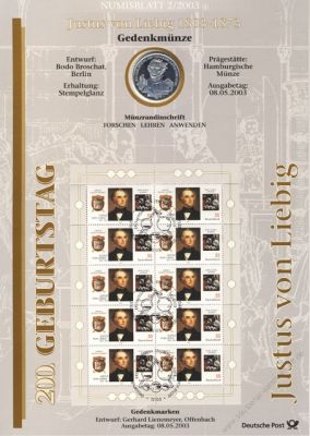 BRD 2003 Numisblatt 2/2003 