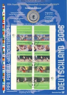 BRD 2003 Numisblatt 4/2003 