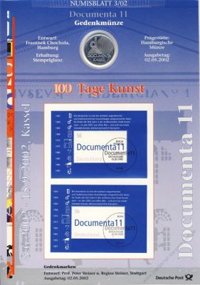 BRD 2002 Numisblatt 3/2002 