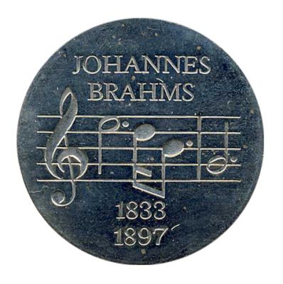 DDR 1972 J.1540 5 Mark Johannes Brahms st