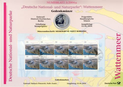 BRD 2004 Numisblatt 3/2004 