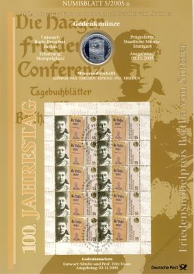 BRD 2005 Numisblatt 5/2005 