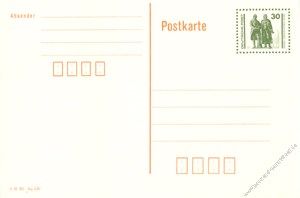 DDR 1990 Mi-Nr. P107I * Goethe-Schiller-Denkmal