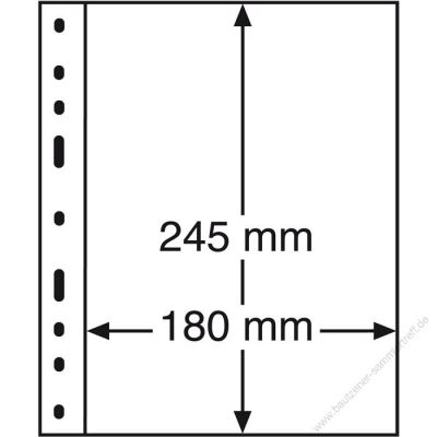 LE OPTIMA 1C - 10er Pack Hllen 1er-Teilung bis 180 x 245 mm