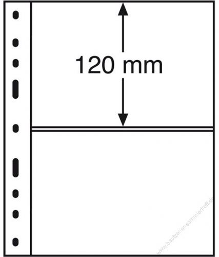 LE OPTIMA 2C - 10er Pack Hüllen 2er-Teilung bis 180 x 120 mm