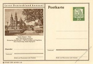 BRD 1962 Mi-Nr. P072 05/030 * Fulda - Dom