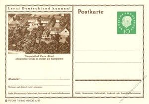 BRD 1959 Mi-Nr. P042 074/440 * Wanne-Eickel - Heilbad