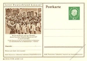 BRD 1959 Mi-Nr. P042 087/538 * Kaufbeuren - Tnzelfest