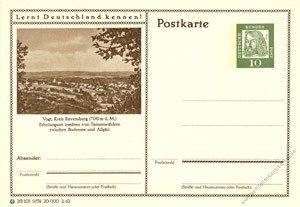 BRD 1962 Mi-Nr. P072 09/058 * Vogt