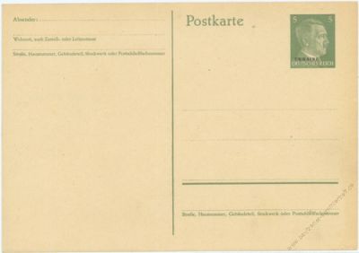 Ukraine 1941 Mi-Nr. P1 * Kopfbild Hitler