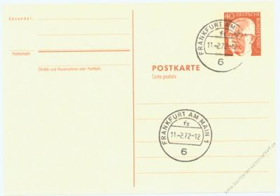 BRD 1971 Mi-Nr. P103 o Dr. Gustav Heinemann