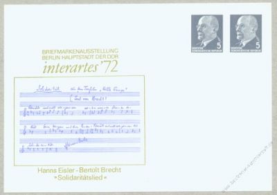 DDR Nr. PP012 C2/002 * Interartes 1972 Berlin