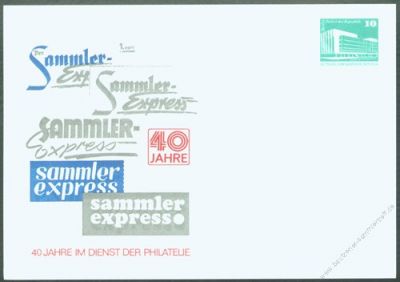 DDR Nr. PP018 B1/003 * 40 Jahre Sammler Express