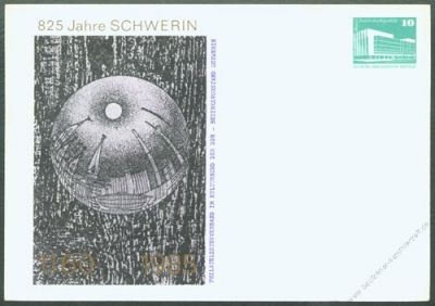 DDR Nr. PP018 C2/020 * 825 Jahre Schwerin