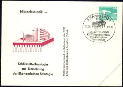 DDR Nr. PP018 B2/010 SSt. Mikroelektronik