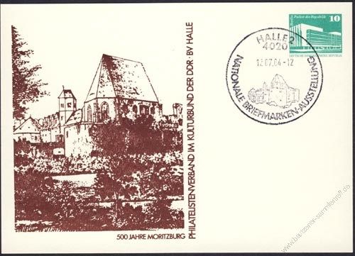 DDR Nr. PP018 B2/013 SSt. 500 Jahre Moritzburg