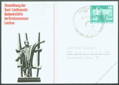 DDR Nr. PP016 B2/011a SSt. Einweihung Karl-Liebknecht-Gedenksttte