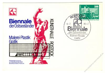 DDR Nr. PP016 B2/017 SSt. Biennale der Ostseelnder