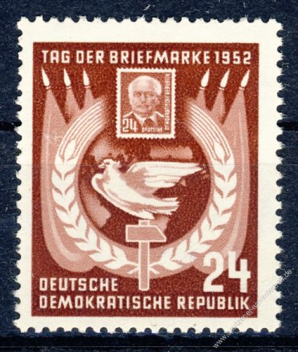 DDR 1952 Mi-Nr. 319 ** Tag der Briefmarke