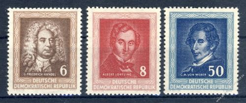 DDR 1952 Mi-Nr. 308-310  ** Hndelfest