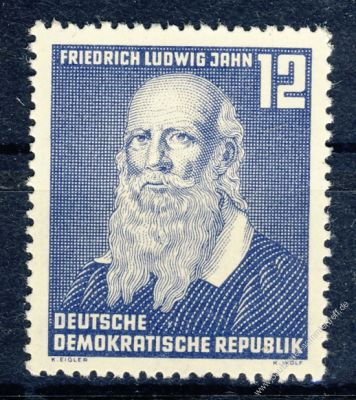 DDR 1952 Mi-Nr. 317 ** 100. Todestag von Friedrich Ludwig Jahn