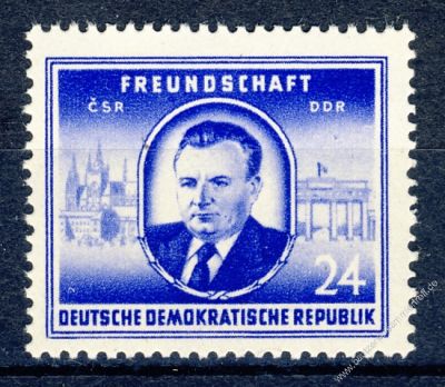 DDR 1952 Mi-Nr. 302 ** Staatsbesuch von Klement Gottwald