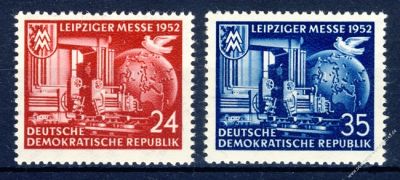 DDR 1952 Mi-Nr. 315-316 ** Leipziger Herbstmesse