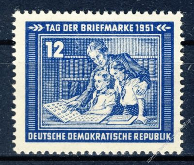 DDR 1951 Mi-Nr. 295 ** Tag der Briefmarke