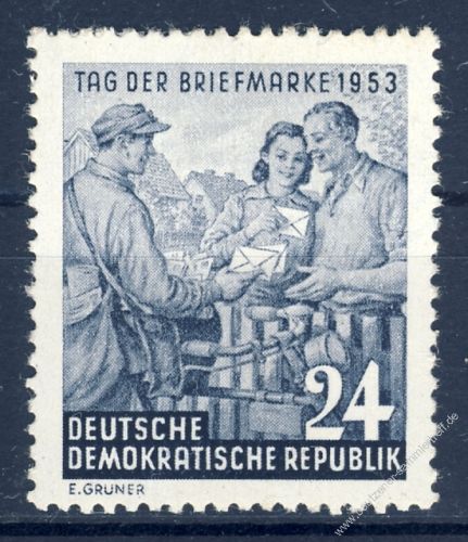 DDR 1953 Mi-Nr. 396 ** Tag der Briefmarke
