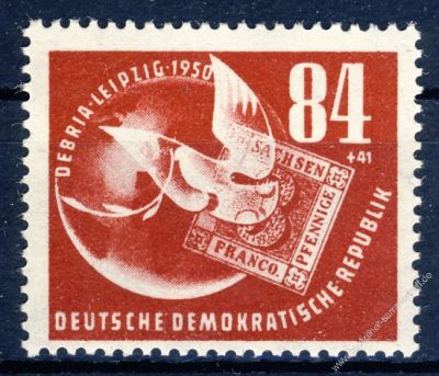 DDR 1950 Mi-Nr. 260  ** Deutsche Briefmarkenausstellung DEBRIA