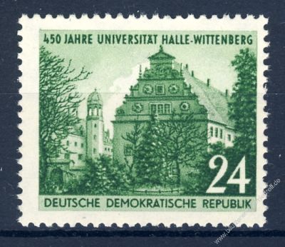 DDR 1952 Mi-Nr. 318 ** 450 Jahre Universitt Halle-Wittenberg