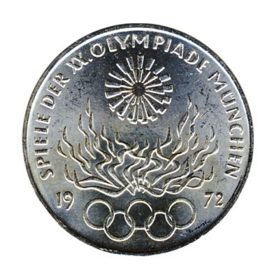 BRD 1972 J.405 10 DM Olympische Spiele - Prgesttte: G vz-st
