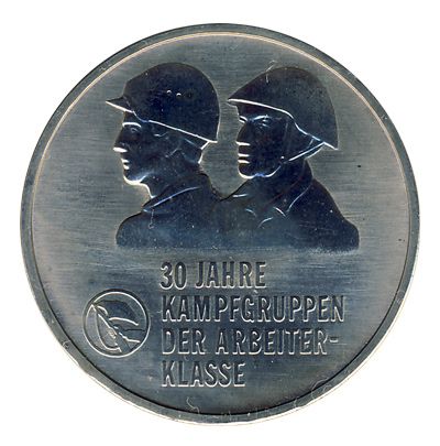 DDR 1983 J.1593 10 Mark 30 Jahre Kampfgruppe st
