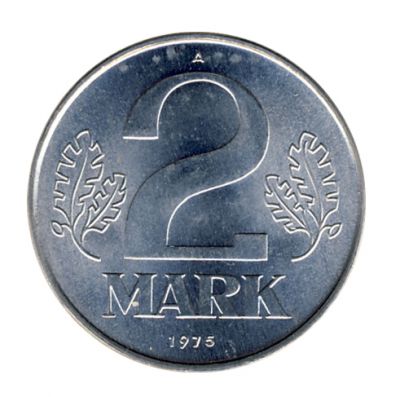 DDR 1975 J.1516 2 Mark Kursmnze st