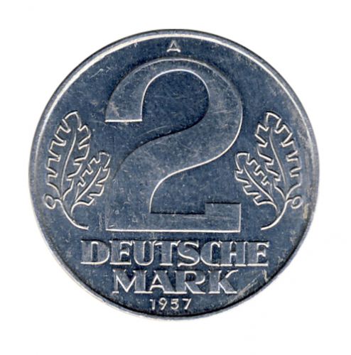 DDR 1957 J.1515 2 Mark Kursmünze vz-st